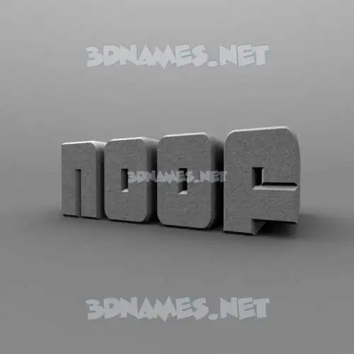 noof in Solid Grey style - 3D name wallpaper noof in Solid Grey style - 3D name wallpaper