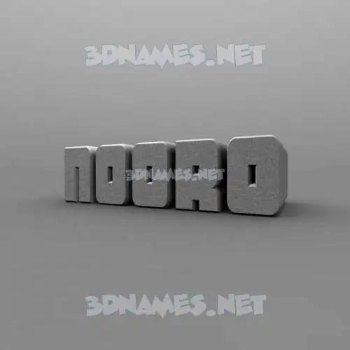 nooro in Solid Grey style - 3D name wallpaper nooro in Solid Grey style - 3D name wallpaper