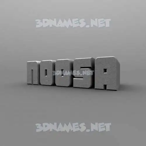noosa in Solid Grey style - 3D name wallpaper noosa in Solid Grey style - 3D name wallpaper