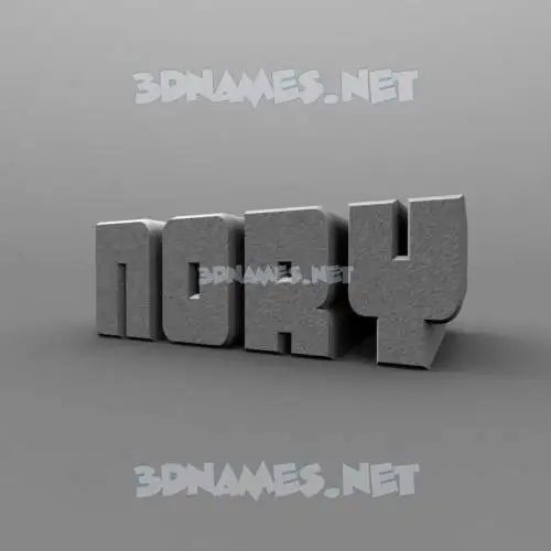 nory in Solid Grey style - 3D name wallpaper nory in Solid Grey style - 3D name wallpaper