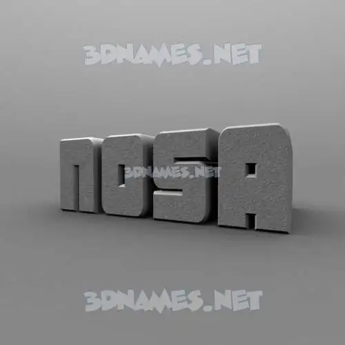 nosa in Solid Grey style - 3D name wallpaper nosa in Solid Grey style - 3D name wallpaper
