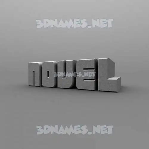 novel in Solid Grey style - 3D name wallpaper novel in Solid Grey style - 3D name wallpaper