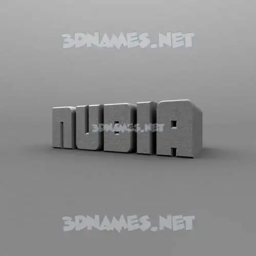 nubia in Solid Grey style - 3D name wallpaper nubia in Solid Grey style - 3D name wallpaper