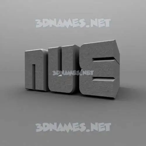 nue in Solid Grey style - 3D name wallpaper nue in Solid Grey style - 3D name wallpaper