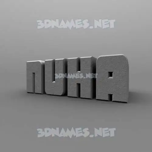 nuha in Solid Grey style - 3D name wallpaper nuha in Solid Grey style - 3D name wallpaper
