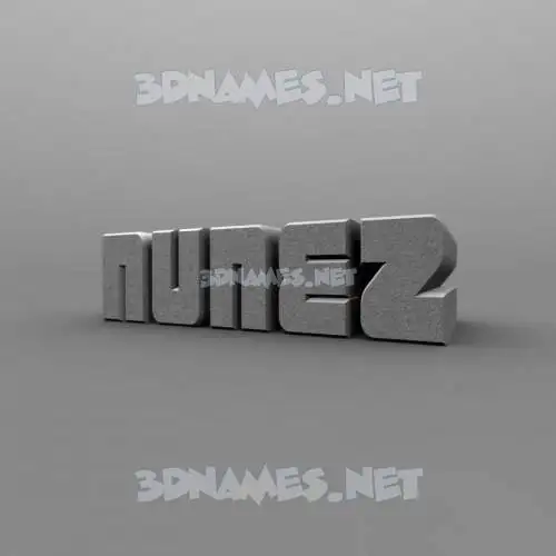 nunez in Solid Grey style - 3D name wallpaper