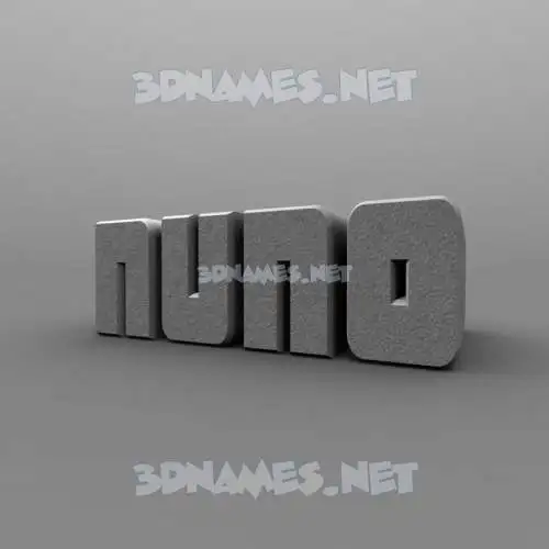 nuno in Solid Grey style - 3D name wallpaper nuno in Solid Grey style - 3D name wallpaper