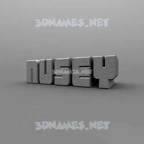 nusey in Solid Grey style - 3D name wallpaper nusey in Solid Grey style - 3D name wallpaper
