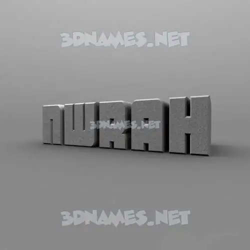 nwrah in Solid Grey style - 3D name wallpaper nwrah in Solid Grey style - 3D name wallpaper