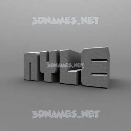 nyle in Solid Grey style - 3D name wallpaper