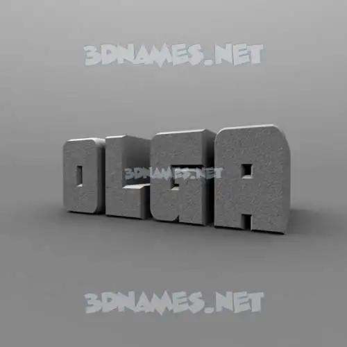 olga in Solid Grey style - 3D name wallpaper olga in Solid Grey style - 3D name wallpaper