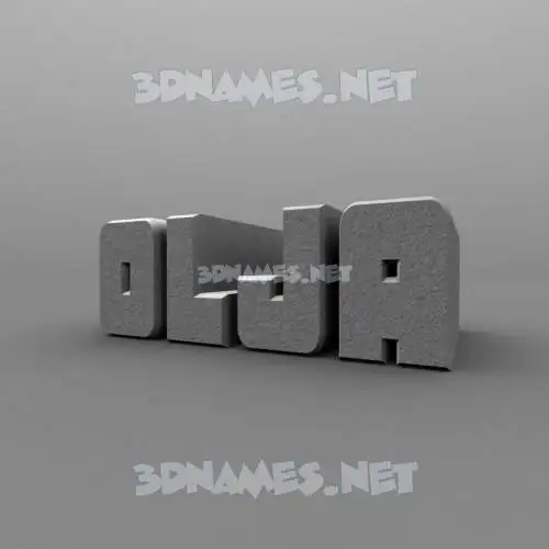 olja in Solid Grey style - 3D name wallpaper olja in Solid Grey style - 3D name wallpaper