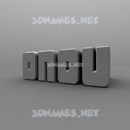 onou in Solid Grey style - 3D name wallpaper onou in Solid Grey style - 3D name wallpaper