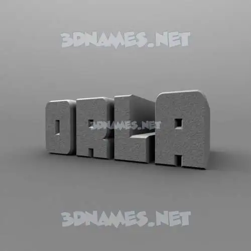 orla in Solid Grey style - 3D name wallpaper orla in Solid Grey style - 3D name wallpaper
