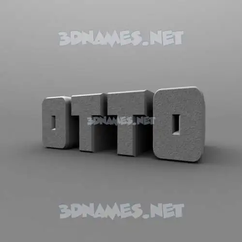 otto in Solid Grey style - 3D name wallpaper otto in Solid Grey style - 3D name wallpaper