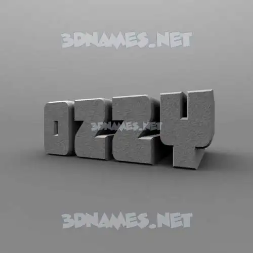 ozzy in Solid Grey style - 3D name wallpaper ozzy in Solid Grey style - 3D name wallpaper