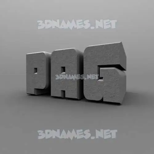 pag in Solid Grey style - 3D name wallpaper pag in Solid Grey style - 3D name wallpaper