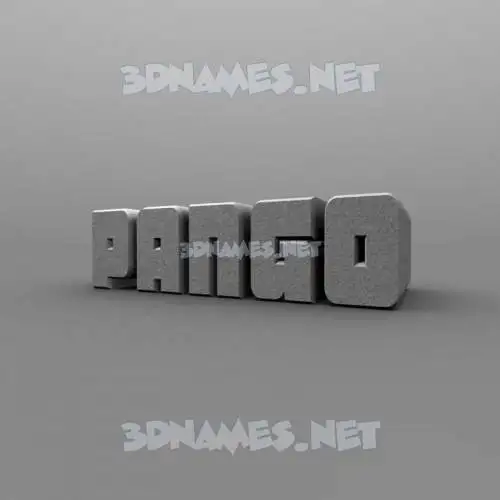 pango in Solid Grey style - 3D name wallpaper pango in Solid Grey style - 3D name wallpaper
