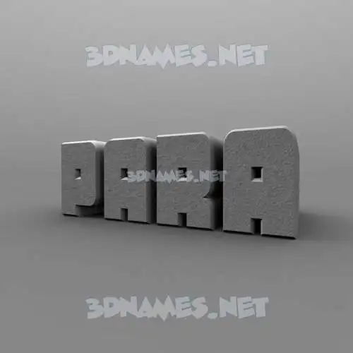 para in Solid Grey style - 3D name wallpaper para in Solid Grey style - 3D name wallpaper