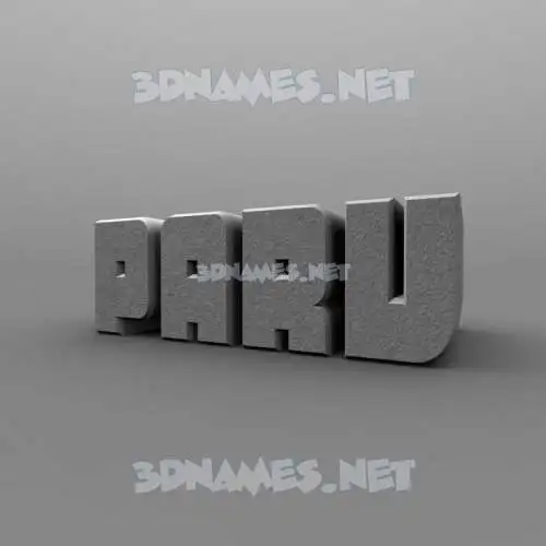 parv in Solid Grey style - 3D name wallpaper parv in Solid Grey style - 3D name wallpaper