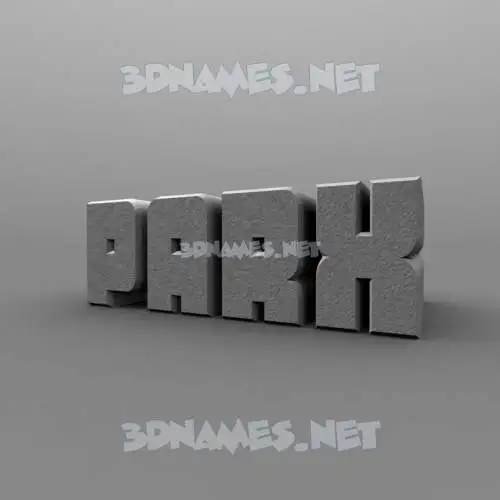 parx in Solid Grey style - 3D name wallpaper