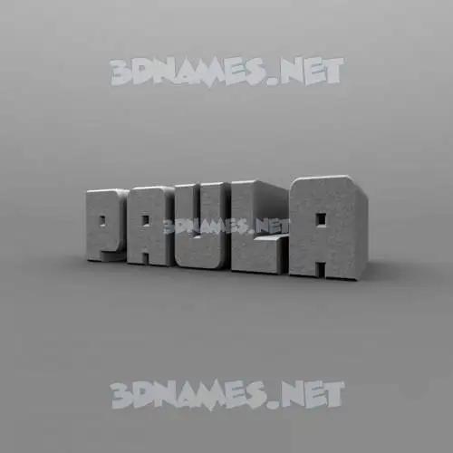 paula in Solid Grey style - 3D name wallpaper paula in Solid Grey style - 3D name wallpaper