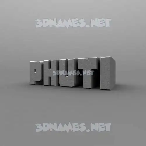 phuti in Solid Grey style - 3D name wallpaper phuti in Solid Grey style - 3D name wallpaper