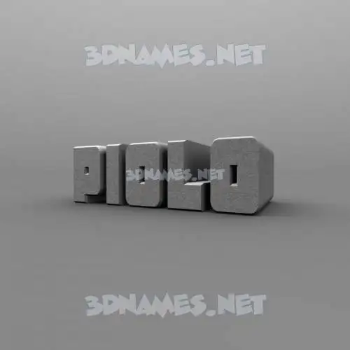 piolo in Solid Grey style - 3D name wallpaper piolo in Solid Grey style - 3D name wallpaper