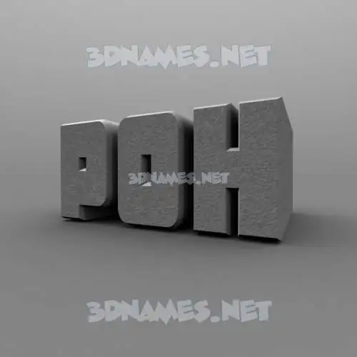 poh in Solid Grey style - 3D name wallpaper poh in Solid Grey style - 3D name wallpaper