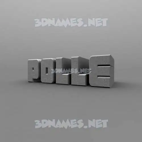 polle in Solid Grey style - 3D name wallpaper polle in Solid Grey style - 3D name wallpaper