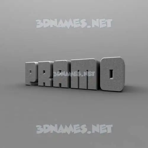 pramo in Solid Grey style - 3D name wallpaper pramo in Solid Grey style - 3D name wallpaper