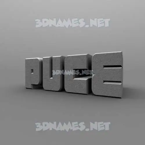 puce in Solid Grey style - 3D name wallpaper puce in Solid Grey style - 3D name wallpaper