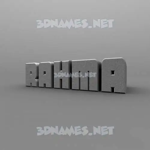 rahma in Solid Grey style - 3D name wallpaper rahma in Solid Grey style - 3D name wallpaper