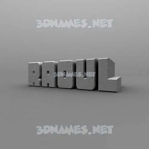 raoul in Solid Grey style - 3D name wallpaper raoul in Solid Grey style - 3D name wallpaper