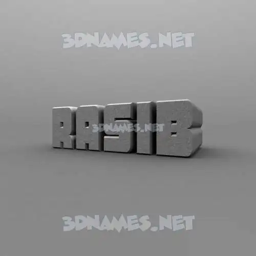 rasib in Solid Grey style - 3D name wallpaper rasib in Solid Grey style - 3D name wallpaper