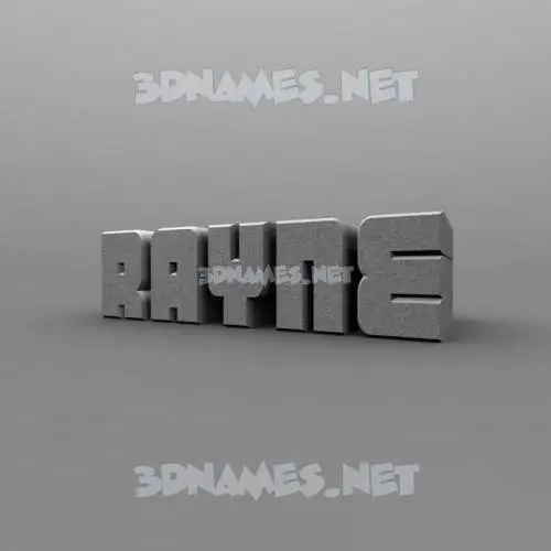 rayne in Solid Grey style - 3D name wallpaper rayne in Solid Grey style - 3D name wallpaper