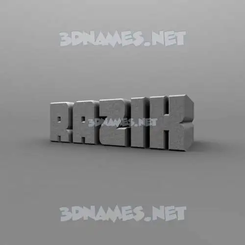 razik in Solid Grey style - 3D name wallpaper razik in Solid Grey style - 3D name wallpaper