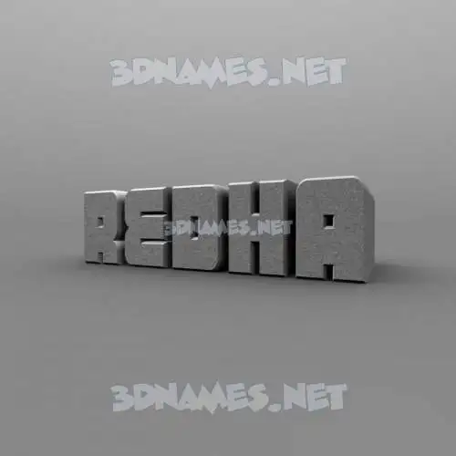 redha in Solid Grey style - 3D name wallpaper redha in Solid Grey style - 3D name wallpaper