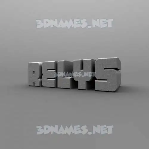 relys in Solid Grey style - 3D name wallpaper relys in Solid Grey style - 3D name wallpaper