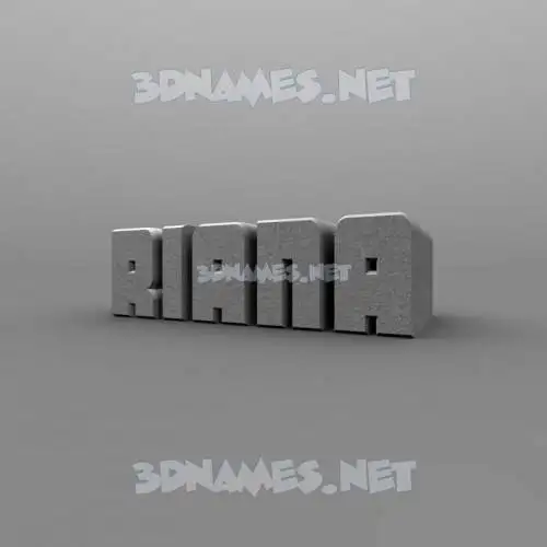 riana in Solid Grey style - 3D name wallpaper riana in Solid Grey style - 3D name wallpaper