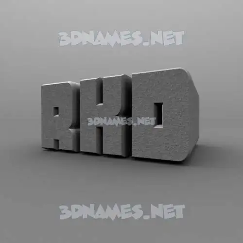 rkd in Solid Grey style - 3D name wallpaper