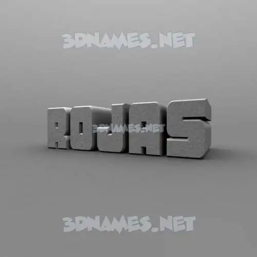 rojas in Solid Grey style - 3D name wallpaper rojas in Solid Grey style - 3D name wallpaper