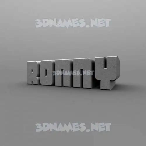 ronny in Solid Grey style - 3D name wallpaper ronny in Solid Grey style - 3D name wallpaper