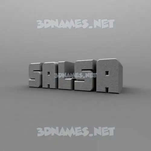 salsa in Solid Grey style - 3D name wallpaper salsa in Solid Grey style - 3D name wallpaper