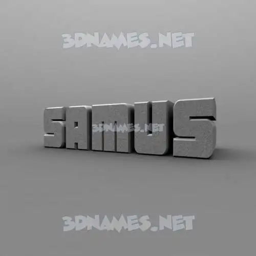 samus in Solid Grey style - 3D name wallpaper samus in Solid Grey style - 3D name wallpaper