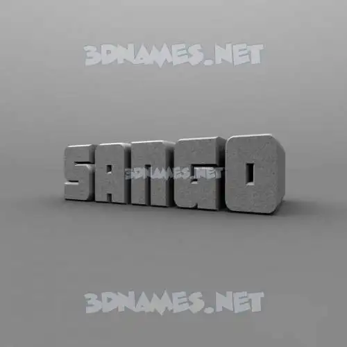 sango in Solid Grey style - 3D name wallpaper sango in Solid Grey style - 3D name wallpaper