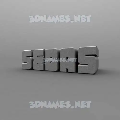 sebas in Solid Grey style - 3D name wallpaper sebas in Solid Grey style - 3D name wallpaper