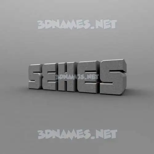 sehes in Solid Grey style - 3D name wallpaper sehes in Solid Grey style - 3D name wallpaper