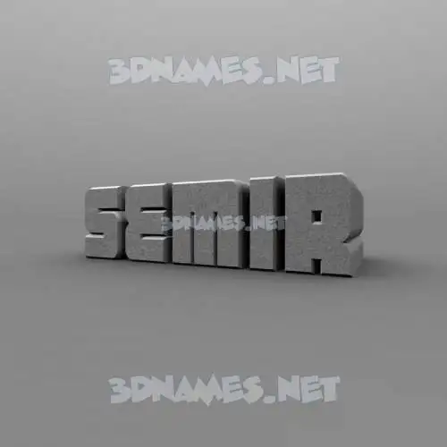semir in Solid Grey style - 3D name wallpaper semir in Solid Grey style - 3D name wallpaper