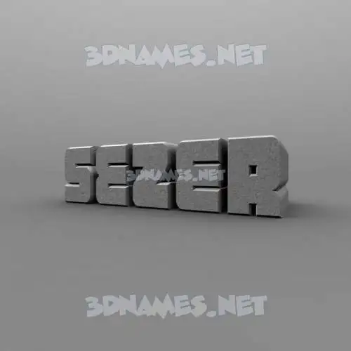 sezer in Solid Grey style - 3D name wallpaper sezer in Solid Grey style - 3D name wallpaper